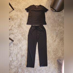 Hanes Classic Black V-Neck Shirt